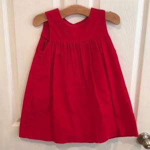 4T Funtasia, Too Red Corduroy Dress